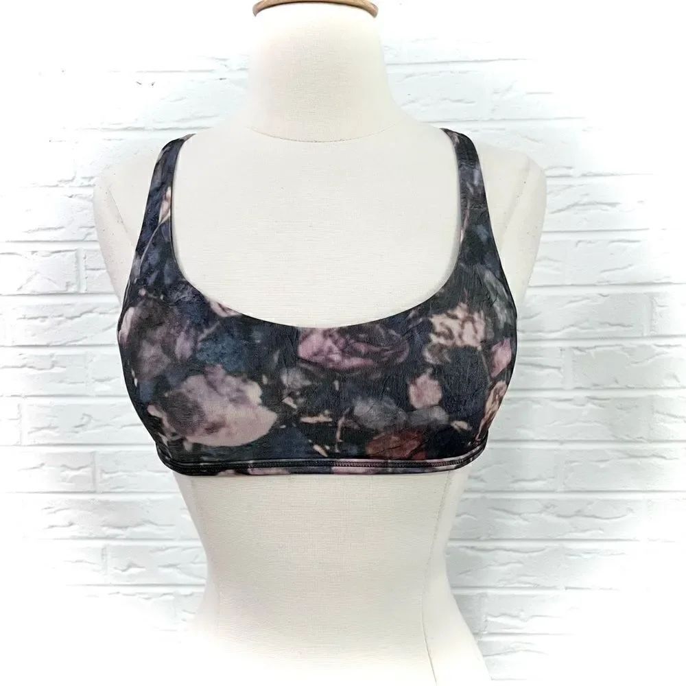 Lululemon Free To Be Bra Wild Frosted Multi Rose Size 2
